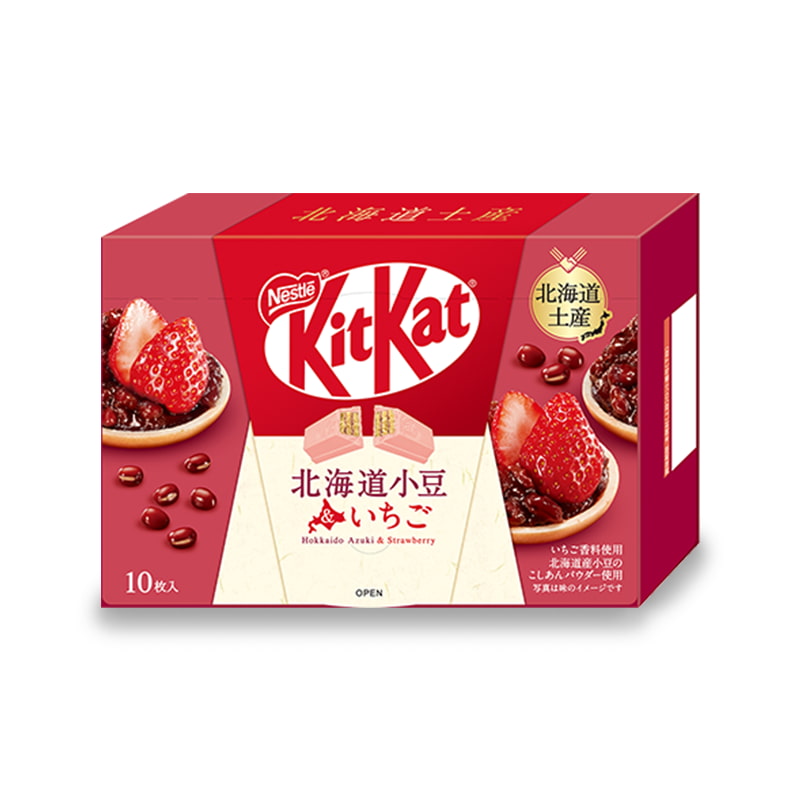 Premium KitKat Bean and Strawberry from Hokkaido, Japan